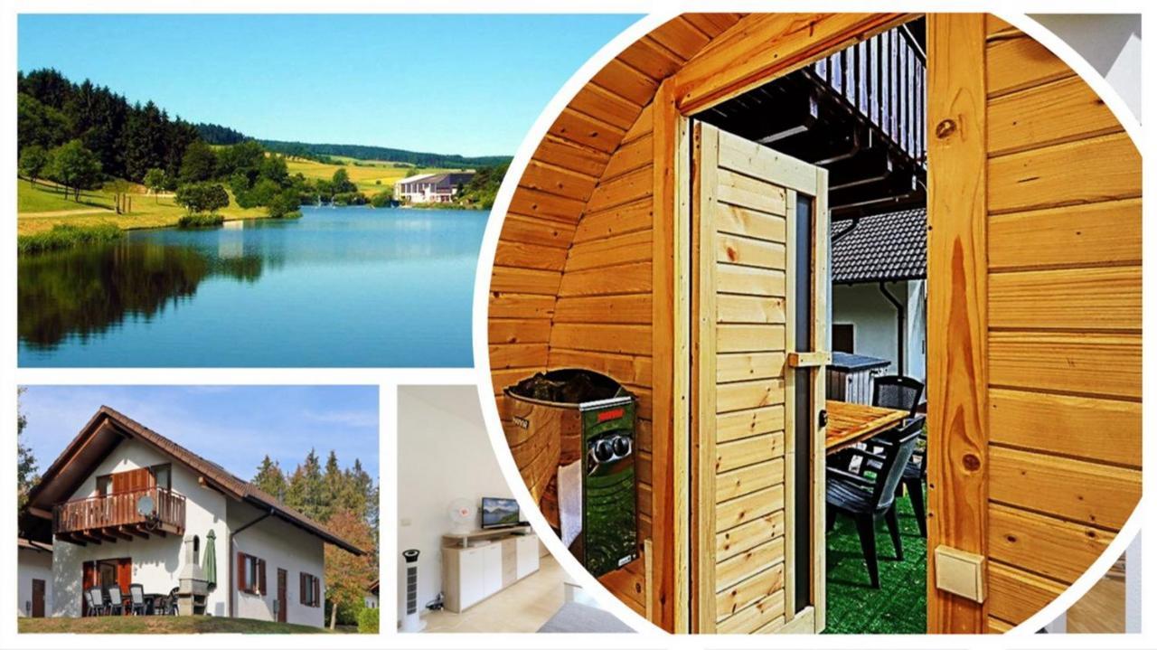 Seepark Kirchheim Ferienhaus Bei Vera Mit Sauna Exteriör bild